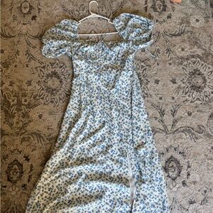 Petal & Pup lotty Floral Puff SleeveDress